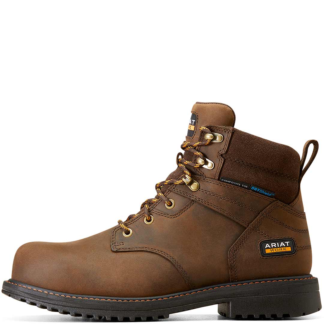 Ariat Work Men's RigTEK 6" CSA Waterproof Composite Toe Boots - Image 3