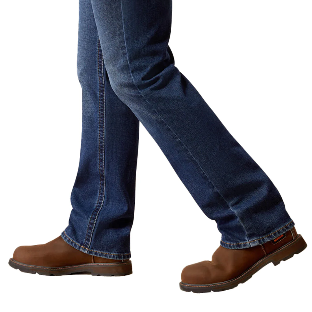 Ariat Men's Rebar M4 Relaxed Acclimatize Bootcut Jeans - Image 5