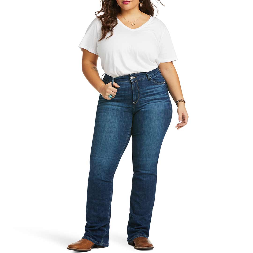 Ariat Women's R.E.A.L. Perfect Rise Abby Straight Jeans - Image 9