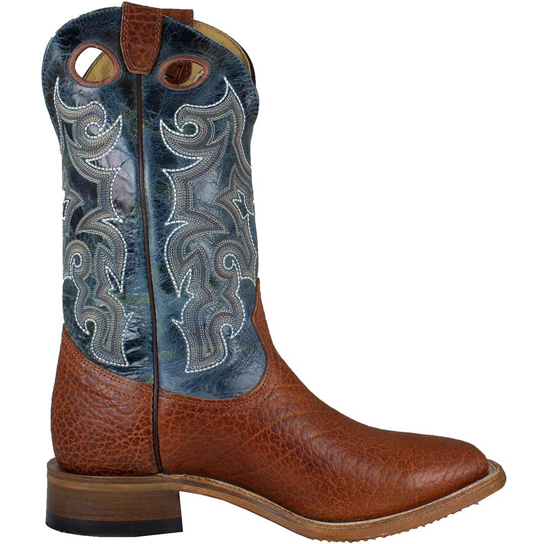Boulet Men's Distressed Leather Cowboy Boots - Image 3