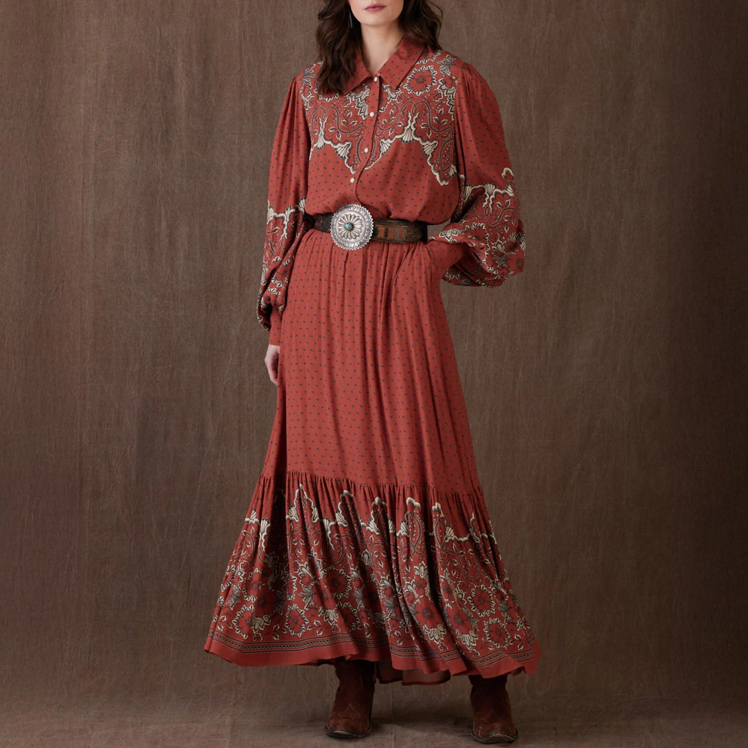 Double D Ranch Women's Abilene Bandana Skirt - Image 3