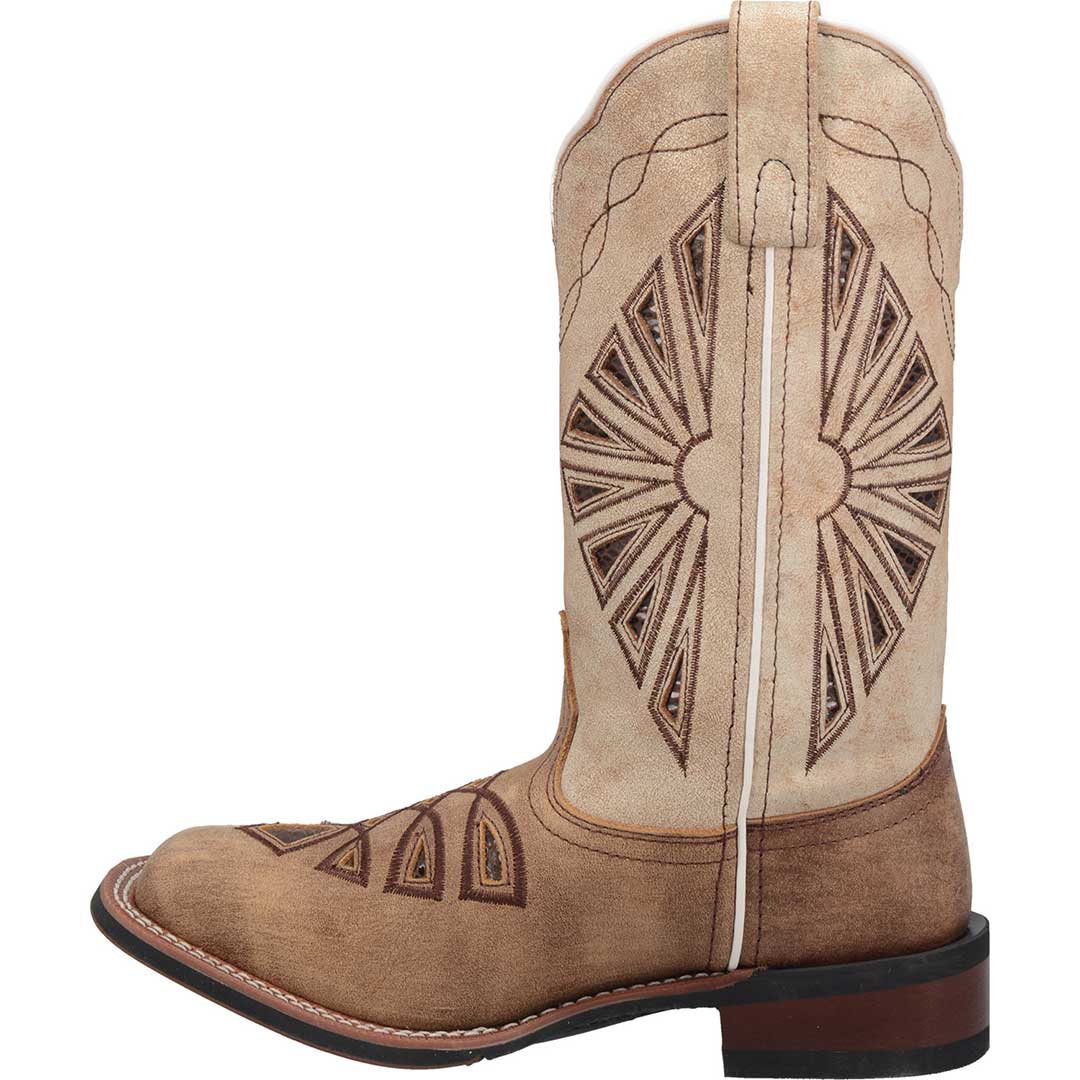 Laredo Women's Symmetrical Design Square Toe Cowgirl Boots - Image 4