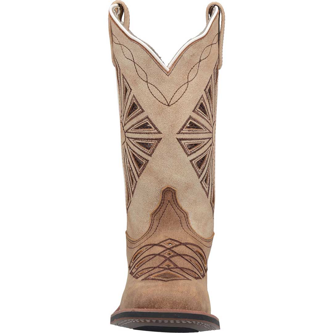 Laredo Women's Symmetrical Design Square Toe Cowgirl Boots - Image 6
