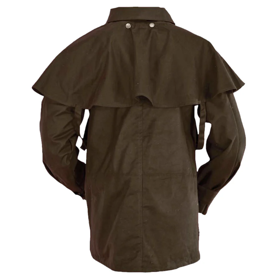 Outback Trading Co. Bush Ranger 3/4 Length Oilskin Jacket - Image 4