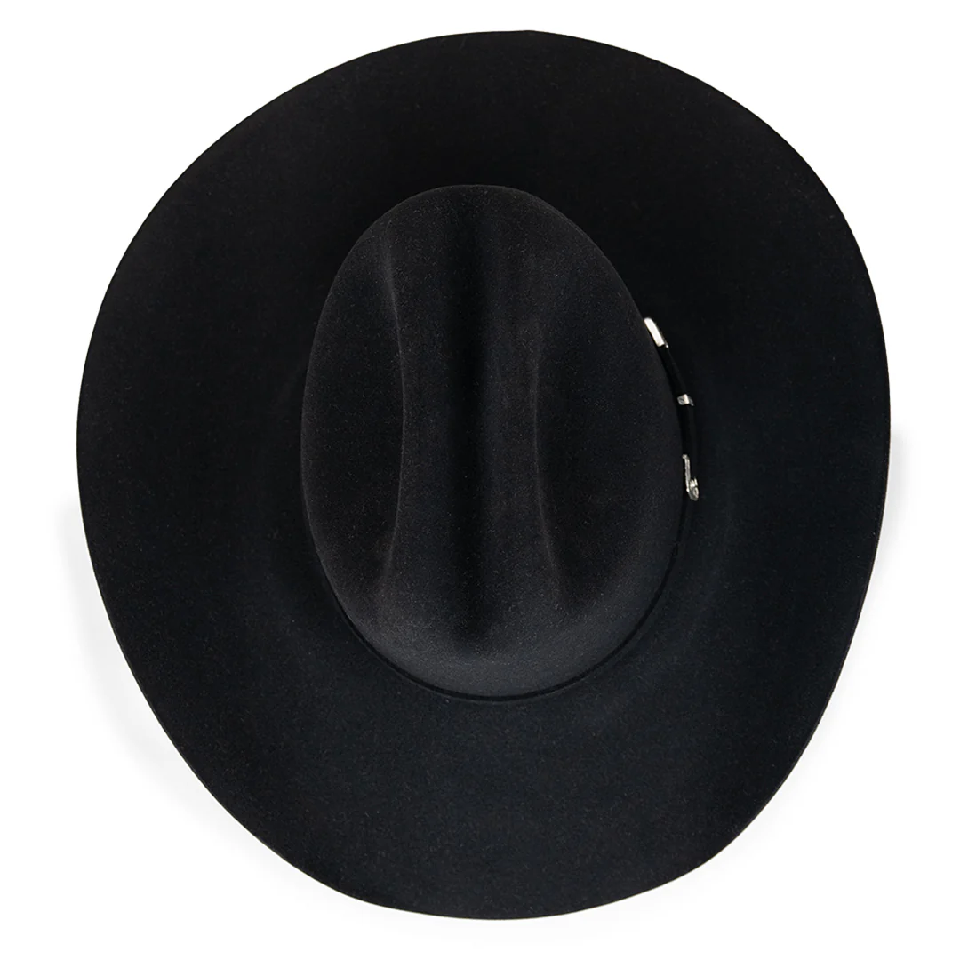 Resistol 20X Black Gold Fur Felt Cowboy Hat - Image 5