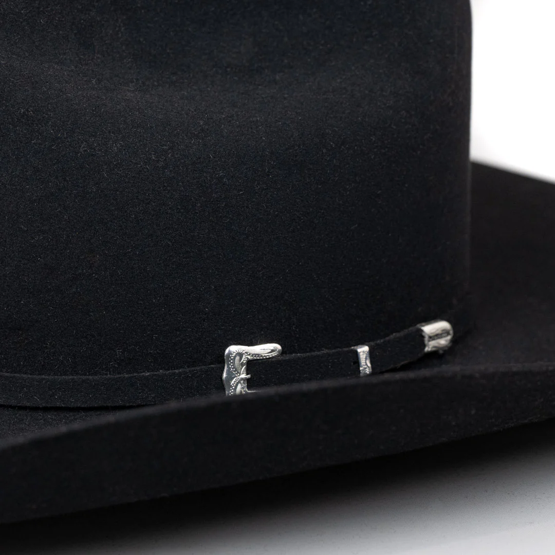 Resistol 20X Black Gold Fur Felt Cowboy Hat - Image 7