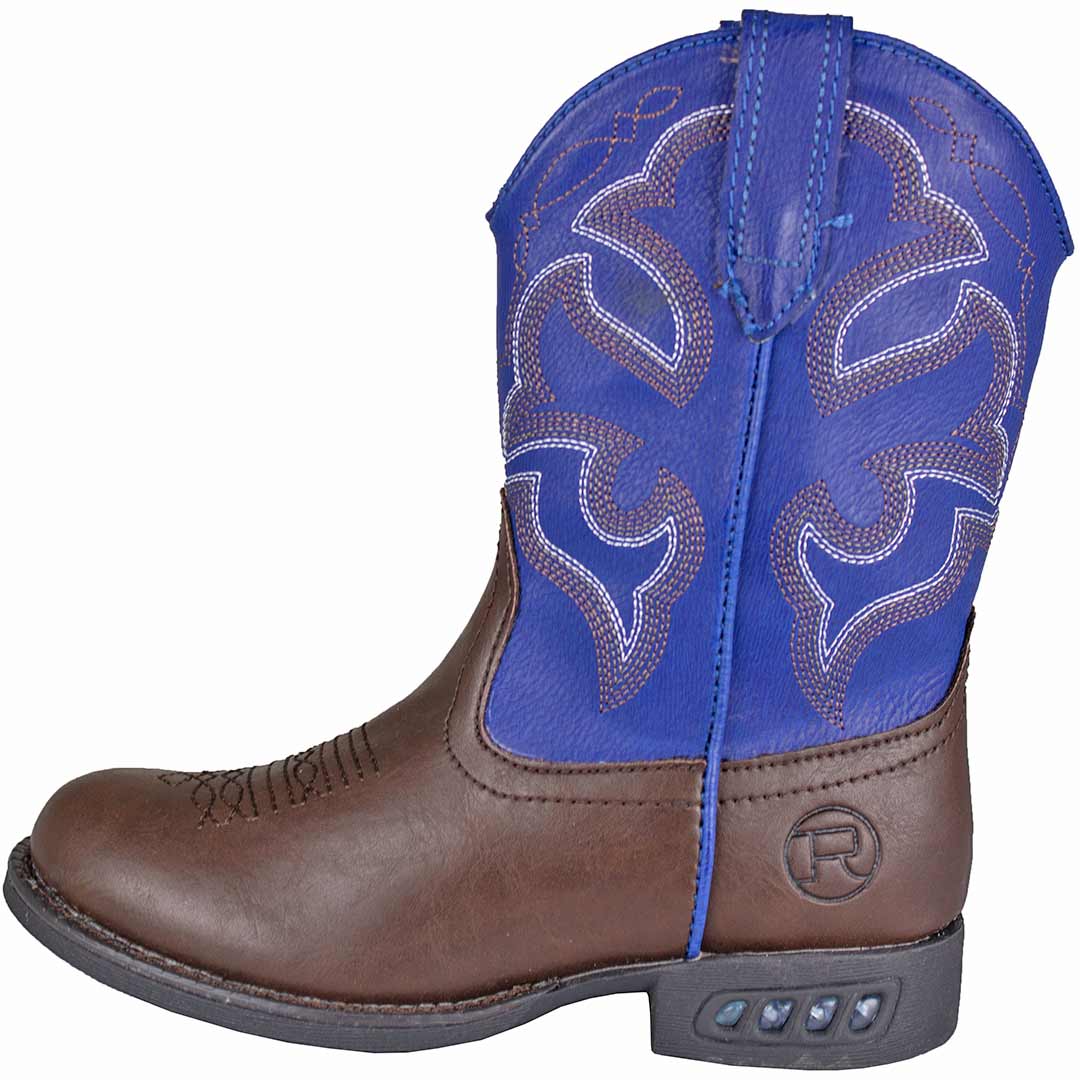 Roper Boys' Lighting Round Toe Light Up Cowboy Boots - Image 3