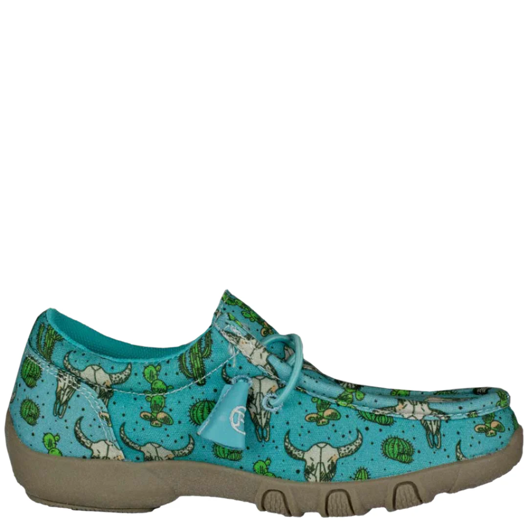 Roper Girls' Cactus Print Slip-On Shoes - Image 3