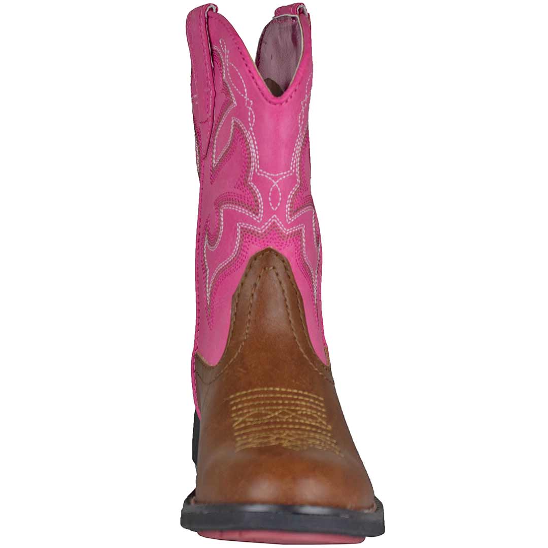 Roper Girls' Lighting Round Toe Light Up Cowgirl Boots - Image 6