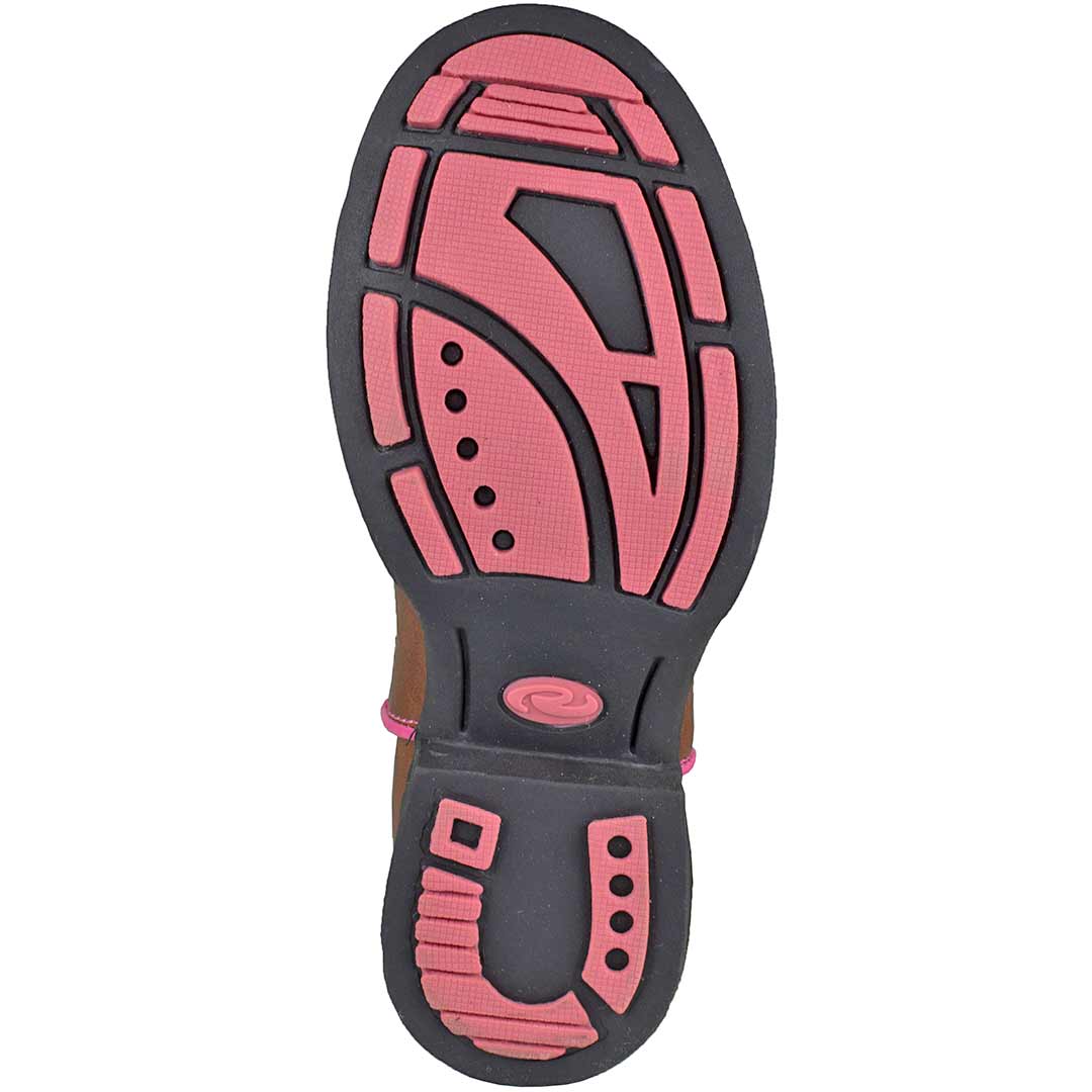 Roper Girls' Lighting Round Toe Light Up Cowgirl Boots - Image 8