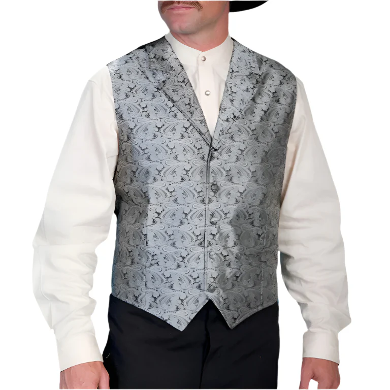 Scully Men's RangeWear Paisley Vest - Image 4