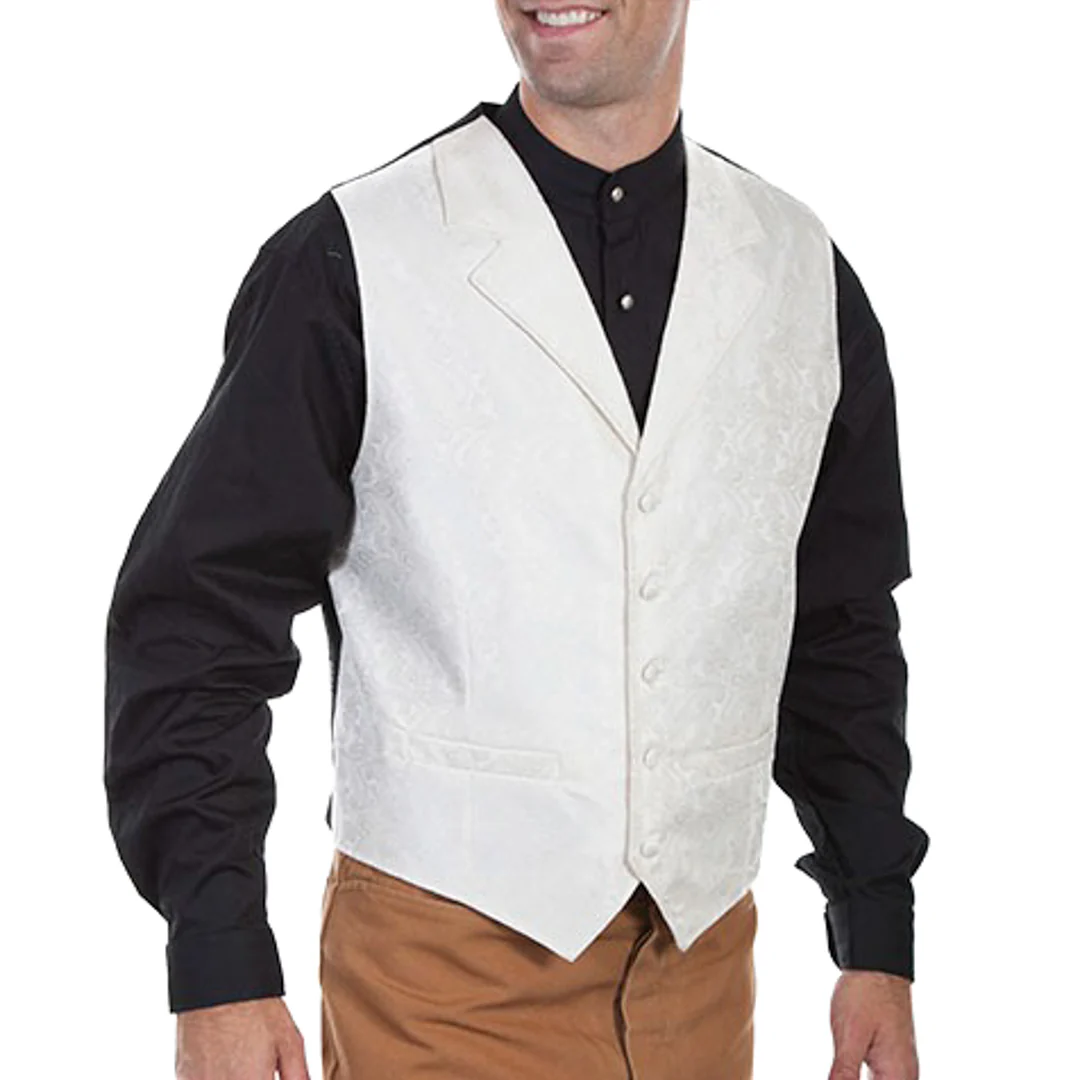 Scully Men's RangeWear Paisley Vest - Image 5