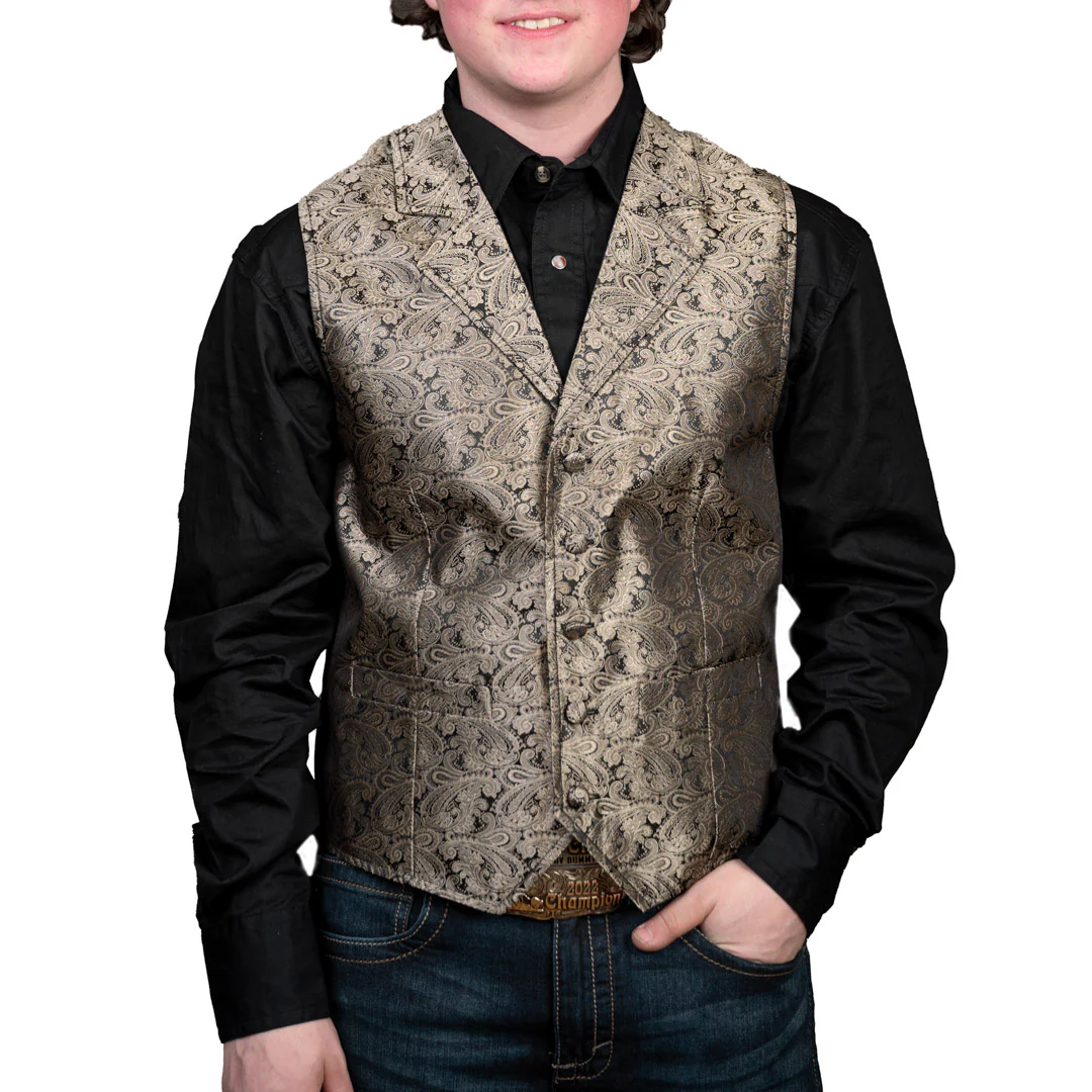 Scully Men's RangeWear Paisley Vest - Image 7