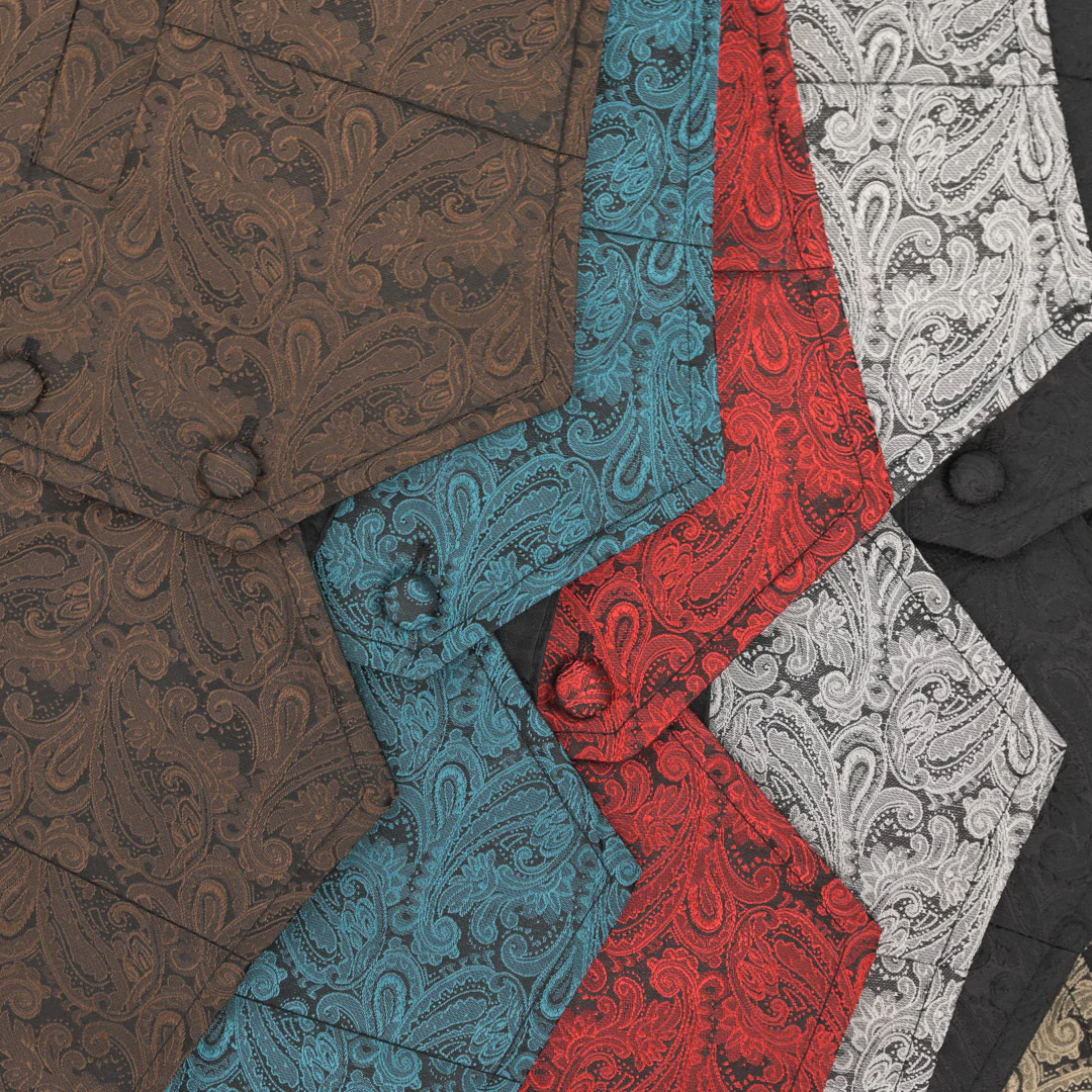 Scully Men's RangeWear Paisley Vest - Image 9