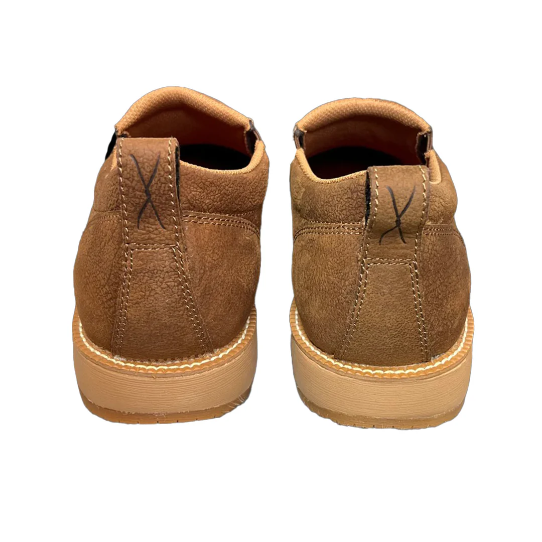 Twisted X Men's Tawny Brown Cell Stretch Wedge Driving Moc Shoes - Image 5