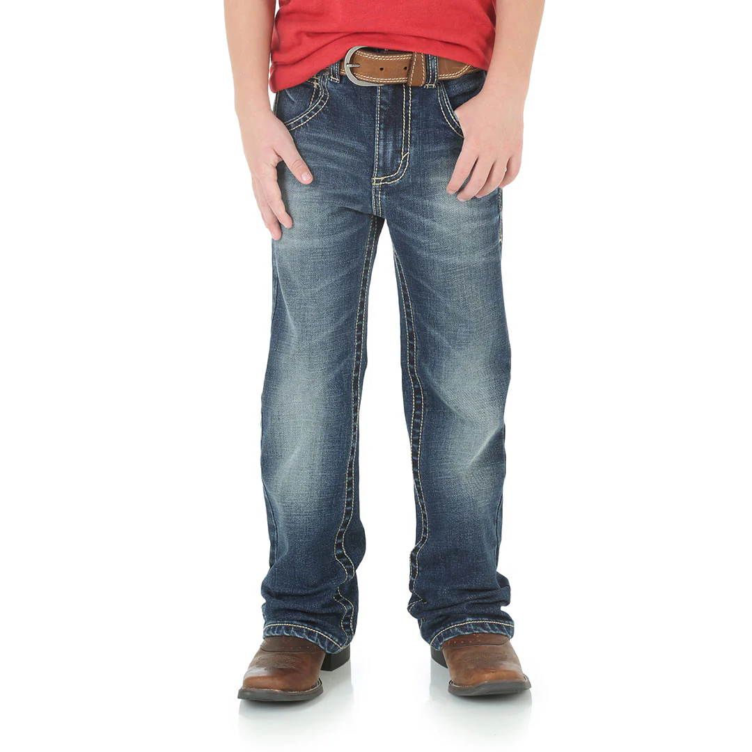 Wrangler Boys' 20X No. 42 Slim Fit Bootcut Jeans (1-7) - Image 3
